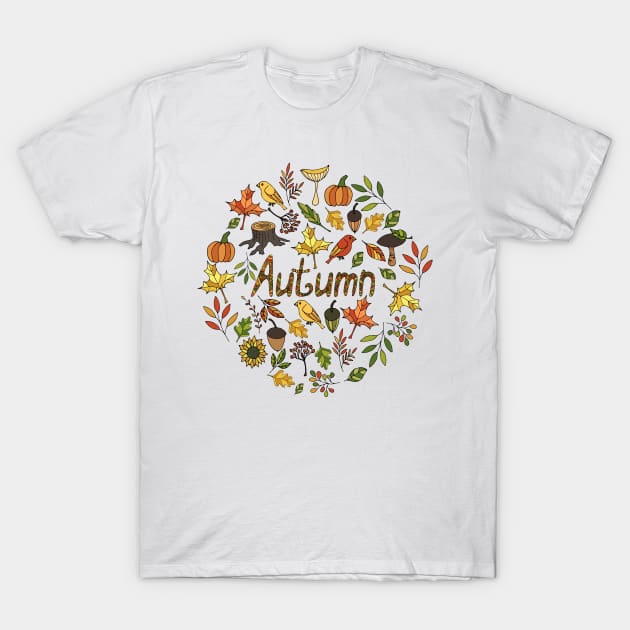 Autumn T-Shirt by JuliaBadeeva